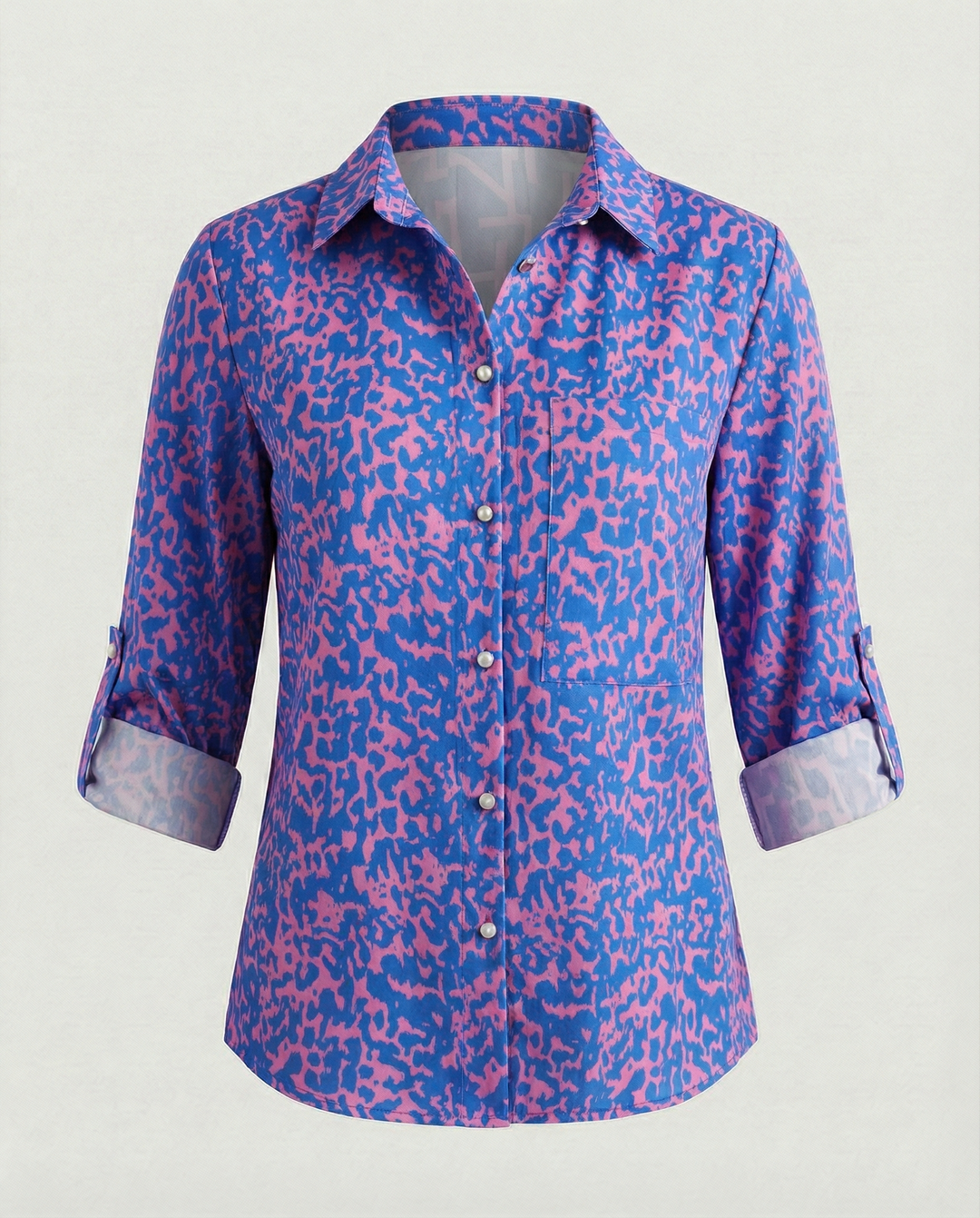 Bluse mit Umlegekragen
