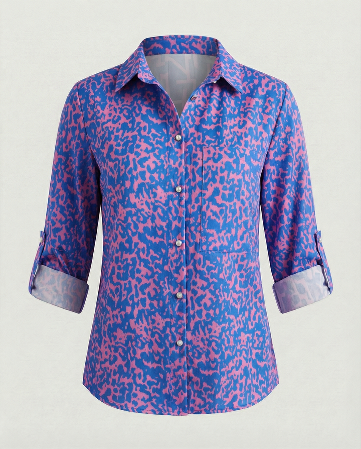 Bluse mit Umlegekragen