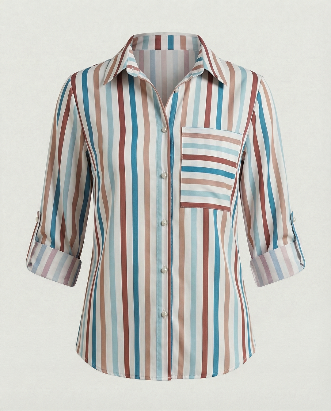 Bluse mit Umlegekragen