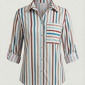 Bluse mit Umlegekragen