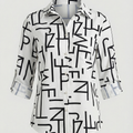 Bluse mit Umlegekragen