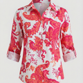 Bluse mit Umlegekragen