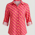 Bluse mit Umlegekragen