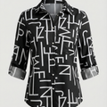 Bluse mit Umlegekragen