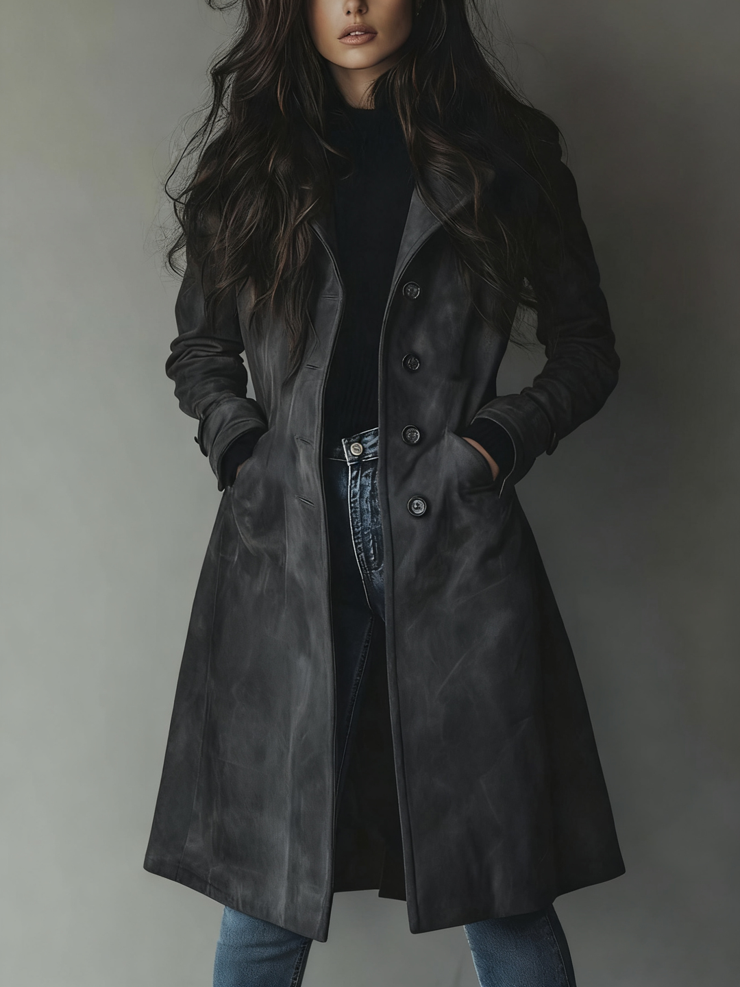 Klassischer Trenchcoat im Vintage-Look