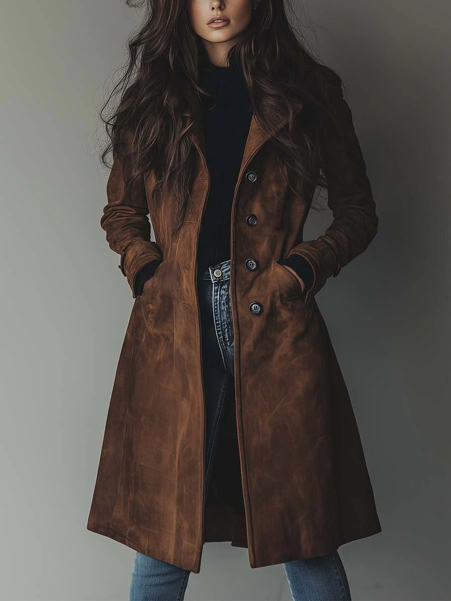 Klassischer Trenchcoat im Vintage-Look