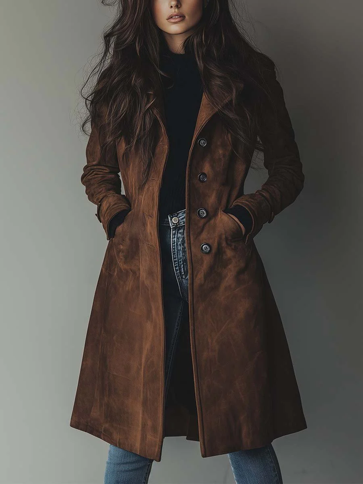 Klassischer Trenchcoat im Vintage-Look