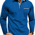 Herren Winter Langarm Polo-Shirt