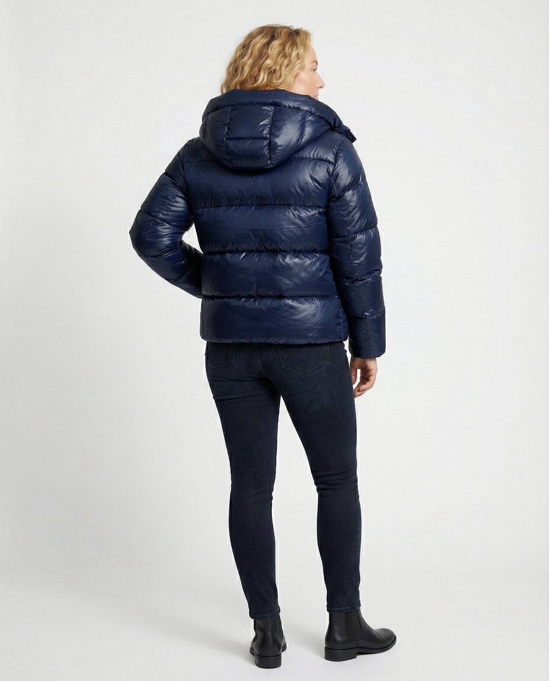 Damen Steppjacke mit Kapuze & Taschen