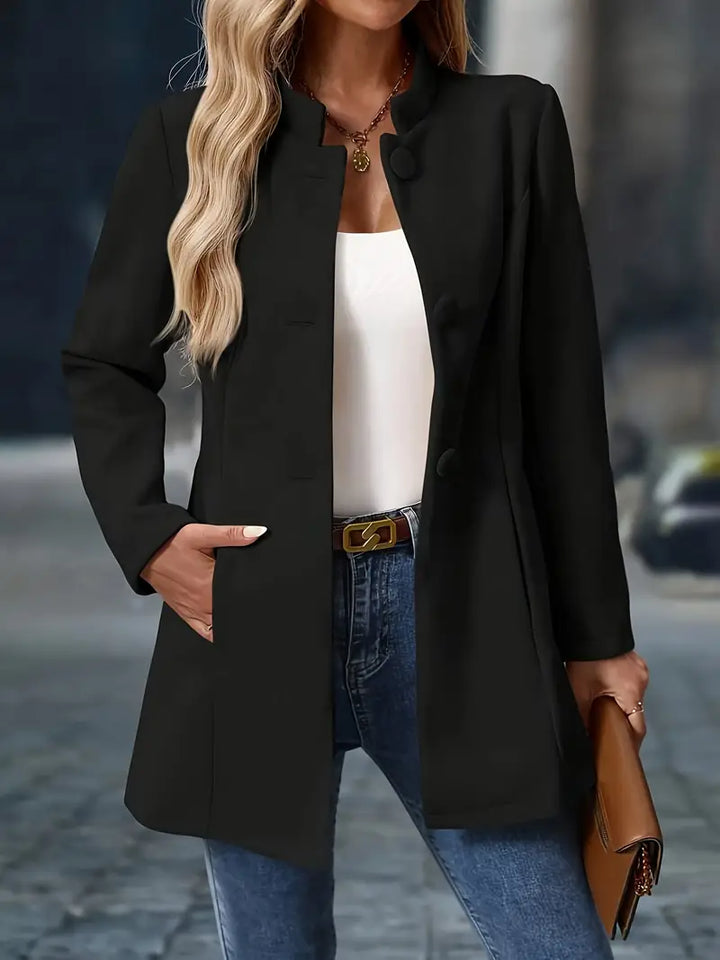 Damen Winter Mantel mit Knöpfen