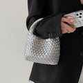 mini handtasche mit geflochtenem look & soft touch