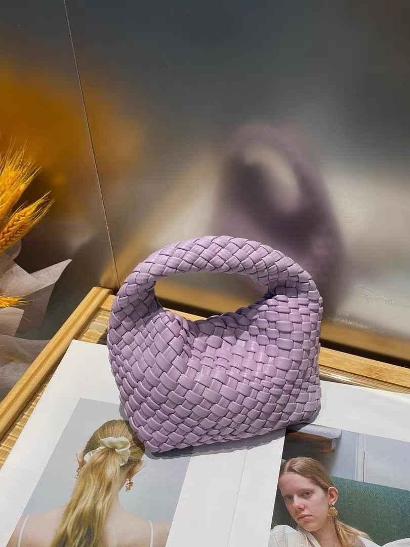 mini handtasche mit geflochtenem look & soft touch