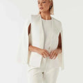 Eleganter Damen Cape Blazer mit Fließendem Schnitt & Ärmelschlitz
