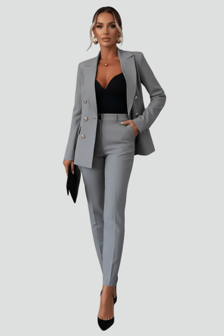 Damen Blazer Hosen Set