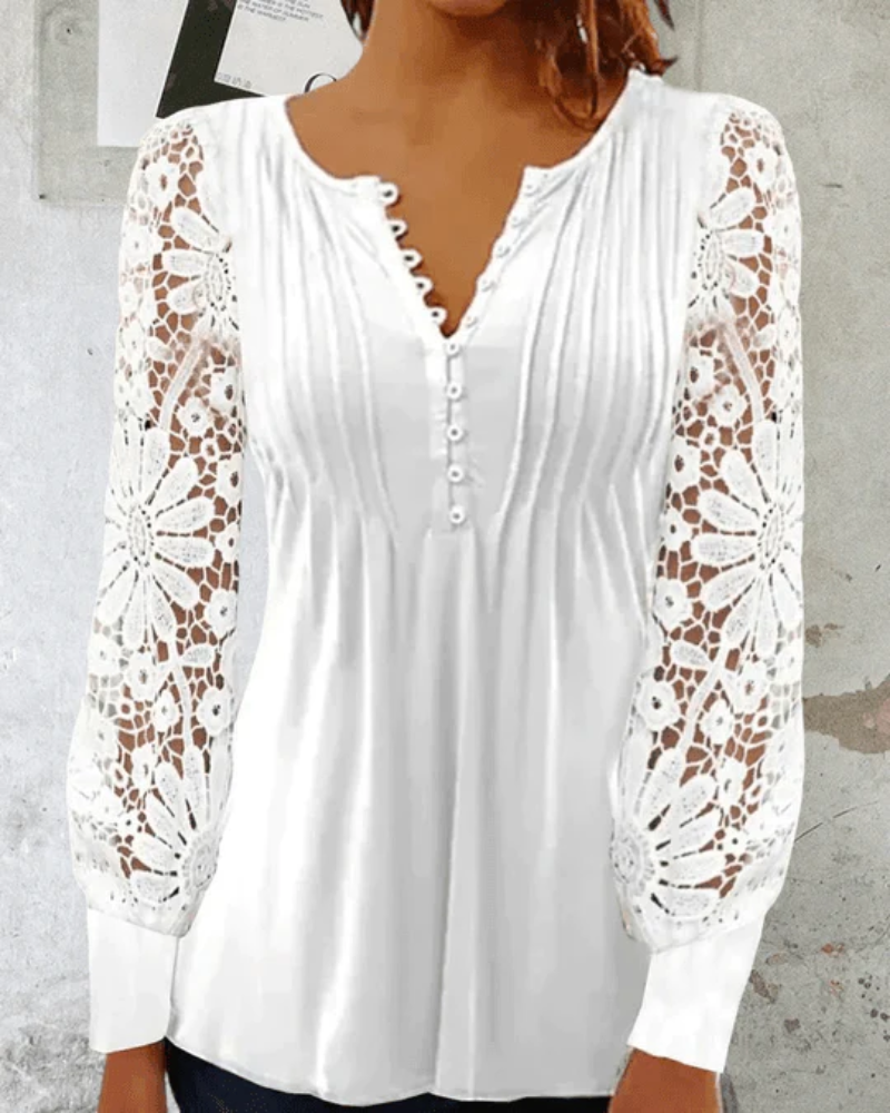 Damen Elegant Oberteil Schicken