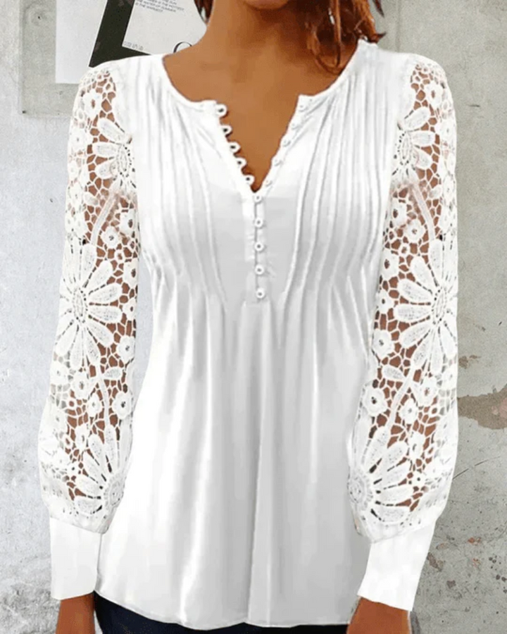 Damen Elegant Oberteil Schicken