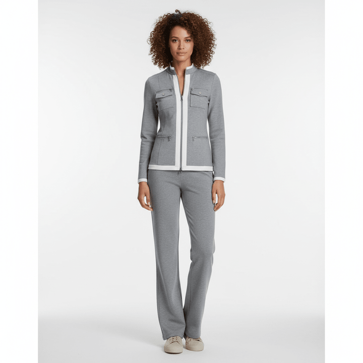 Damen Jogginganzug Set mit Reißverschlussjacke