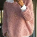 Damen Oversize Pullover Sweater