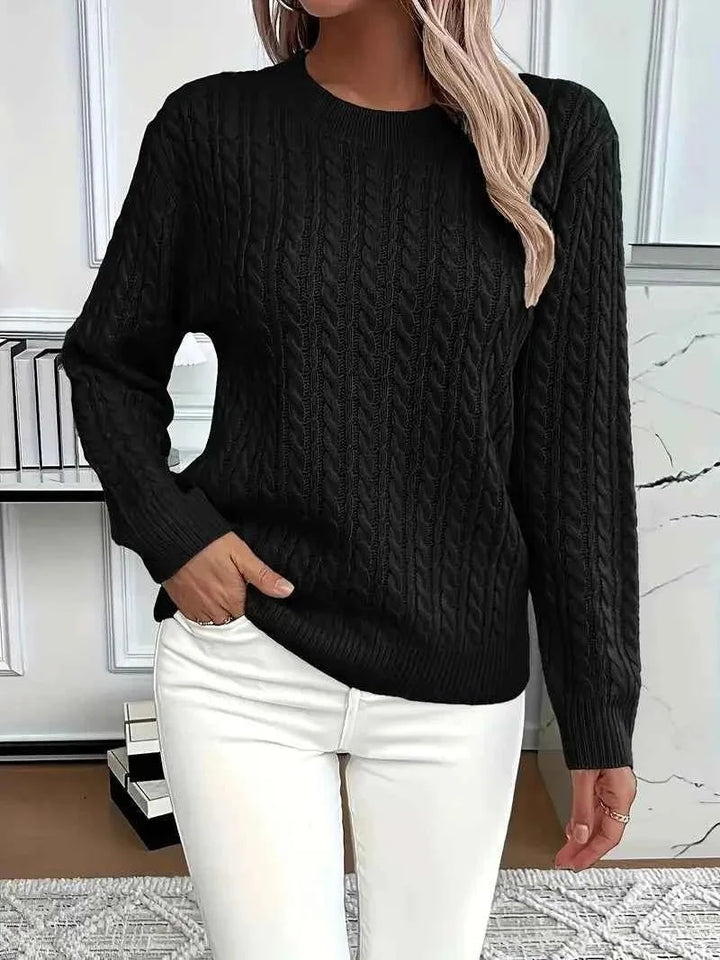Damen Pullover Herbst Strick