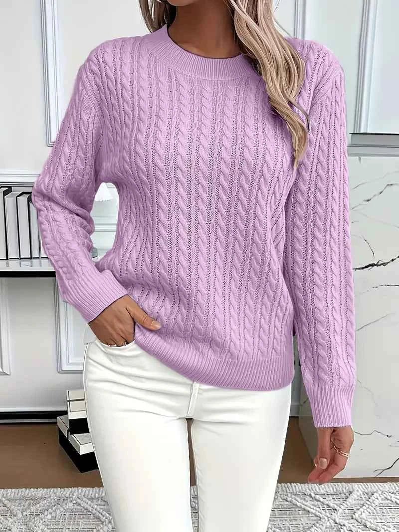 Damen Pullover Herbst Strick