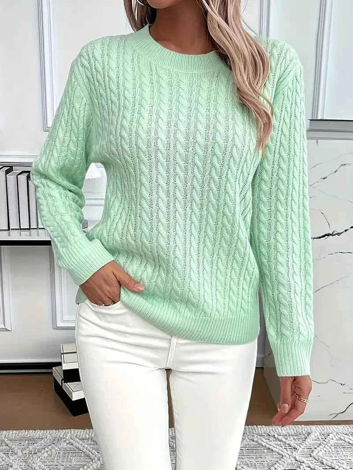 Damen Pullover Herbst Strick