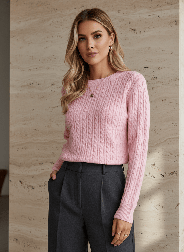 Damen Pullover Herbst Strick