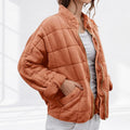 Damen Steppjacke leichte gefütterte Kurzjacke mit Reißverschluss
