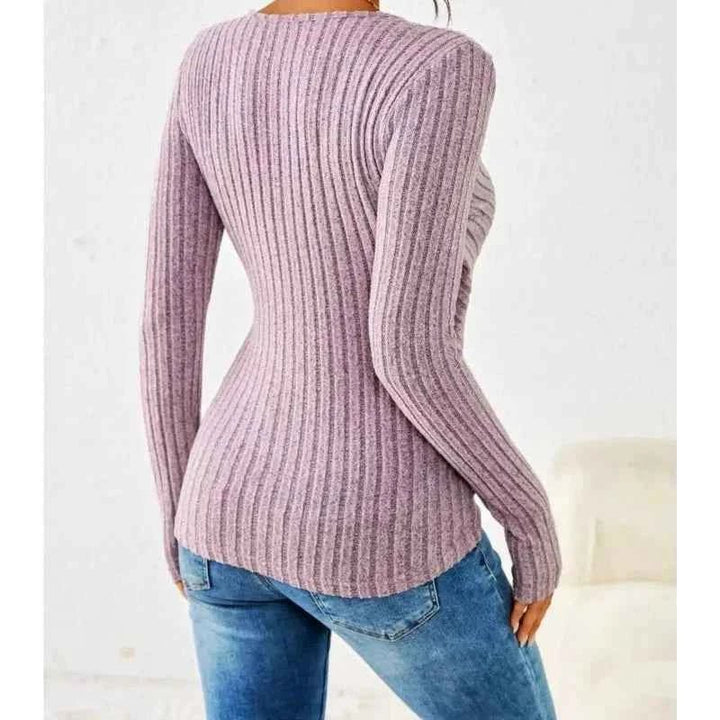 Damen Top Langarm Elegant