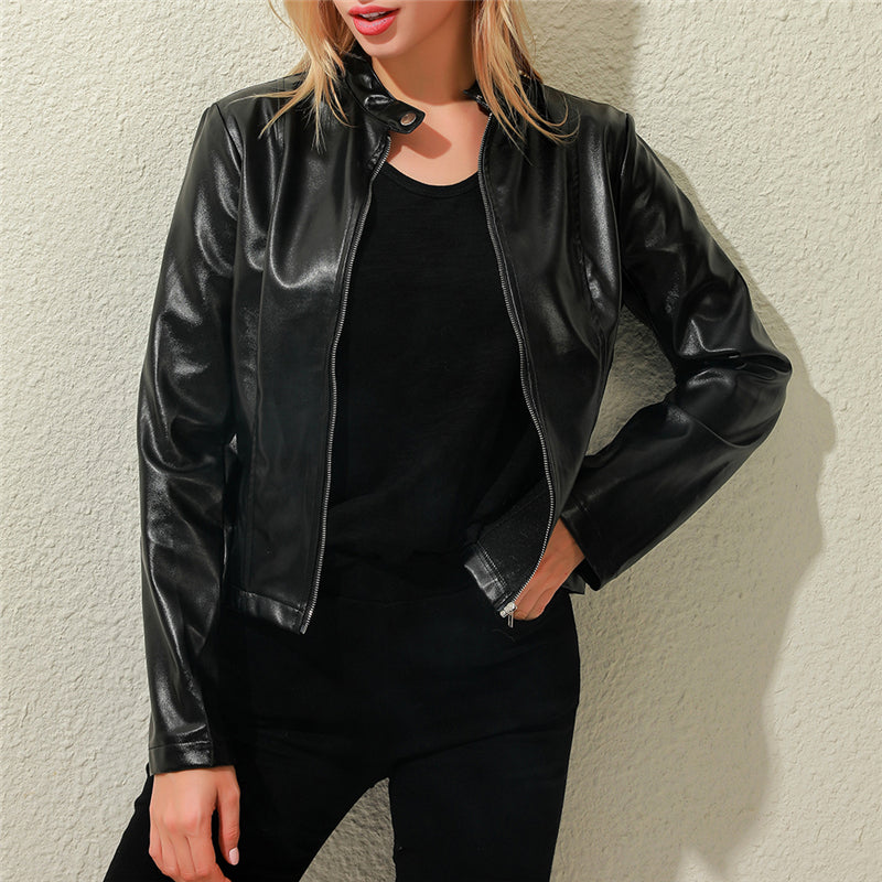 Jacke mit Stehkragen