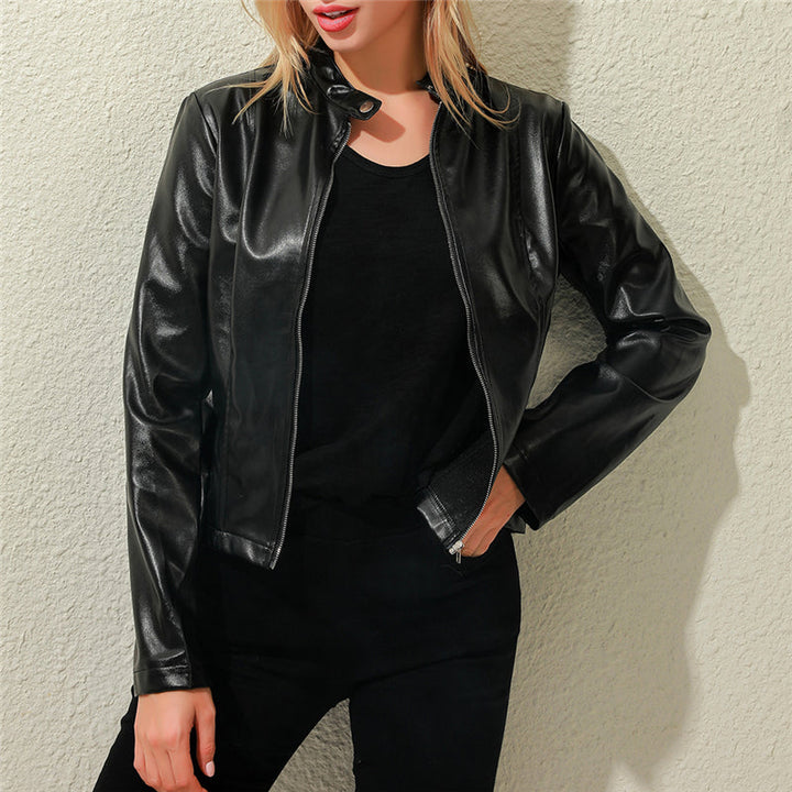 Jacke mit Stehkragen