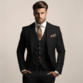 Dreiteiliger Slim Fit Anzug Für Formelle Anlässe