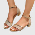 Orthopädische Absatzsandalen