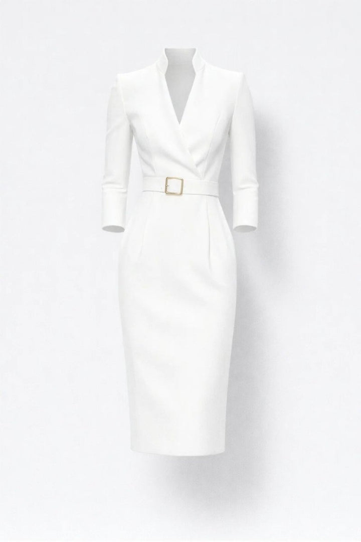 Etuikleid Damen Midi Elegant