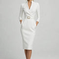 Etuikleid Damen Midi Elegant
