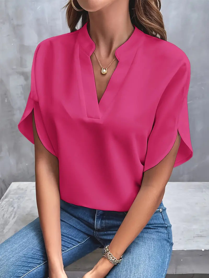 Elegante Leichte Bluse Für Damen