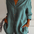 Glanzvolle Eleganz Bluse