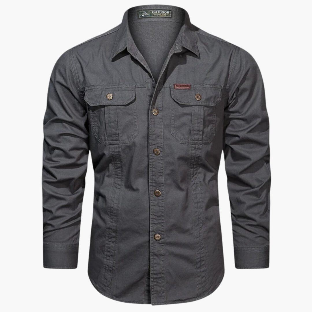 Freizeithemd Herren Langarm Casual
