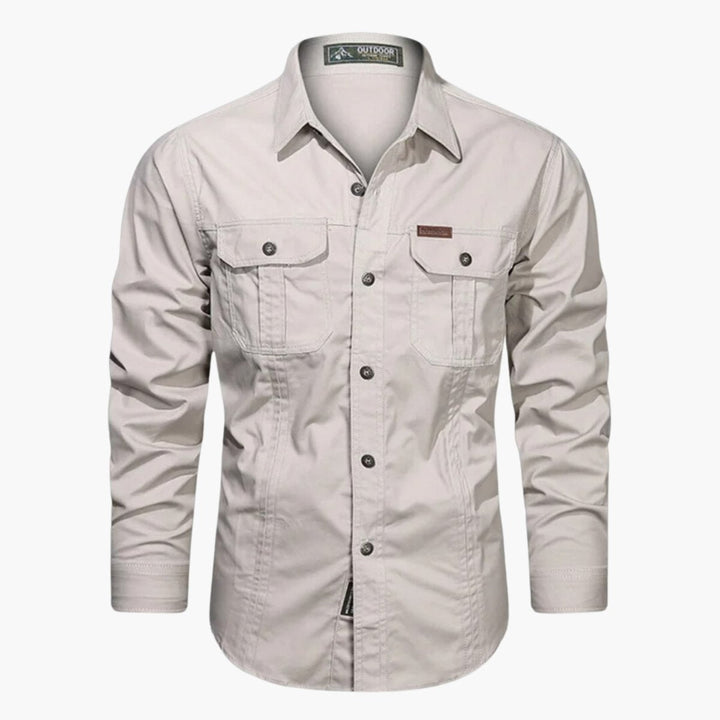 Freizeithemd Herren Langarm Casual