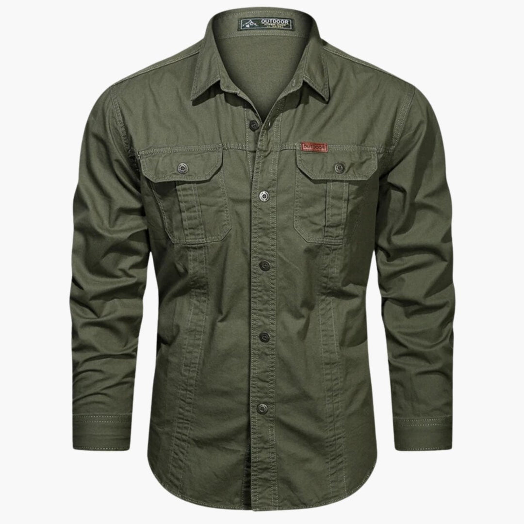 Freizeithemd Herren Langarm Casual