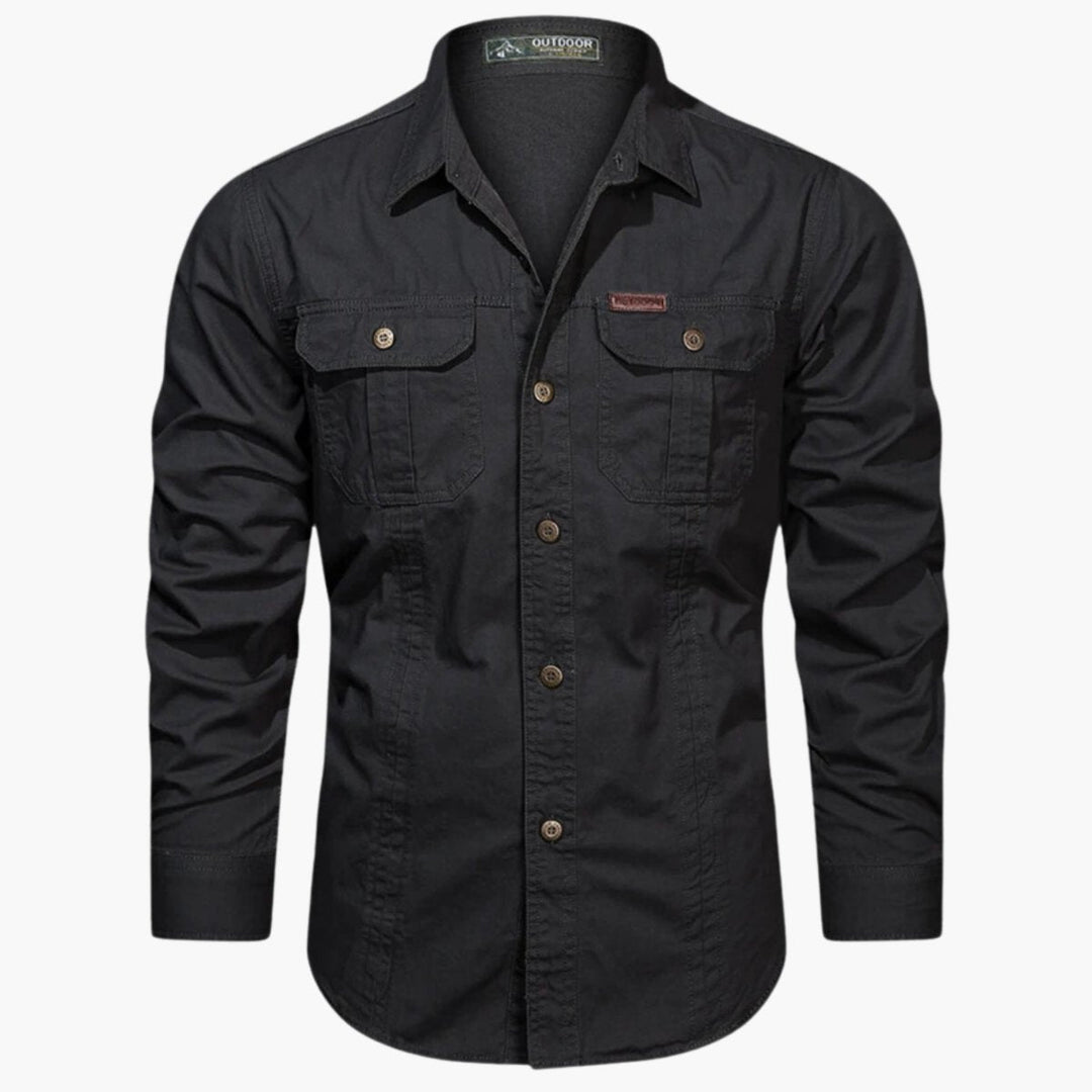 Freizeithemd Herren Langarm Casual