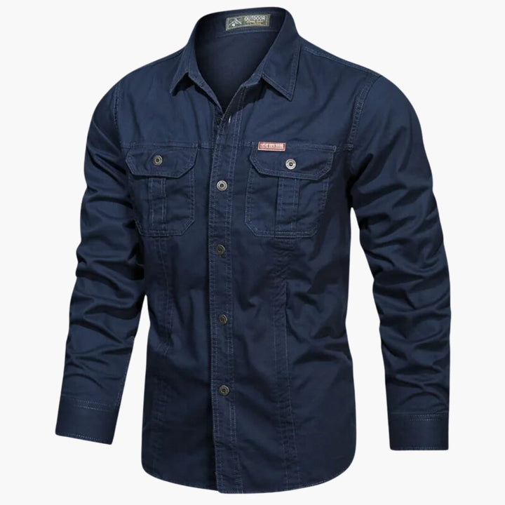 Freizeithemd Herren Langarm Casual