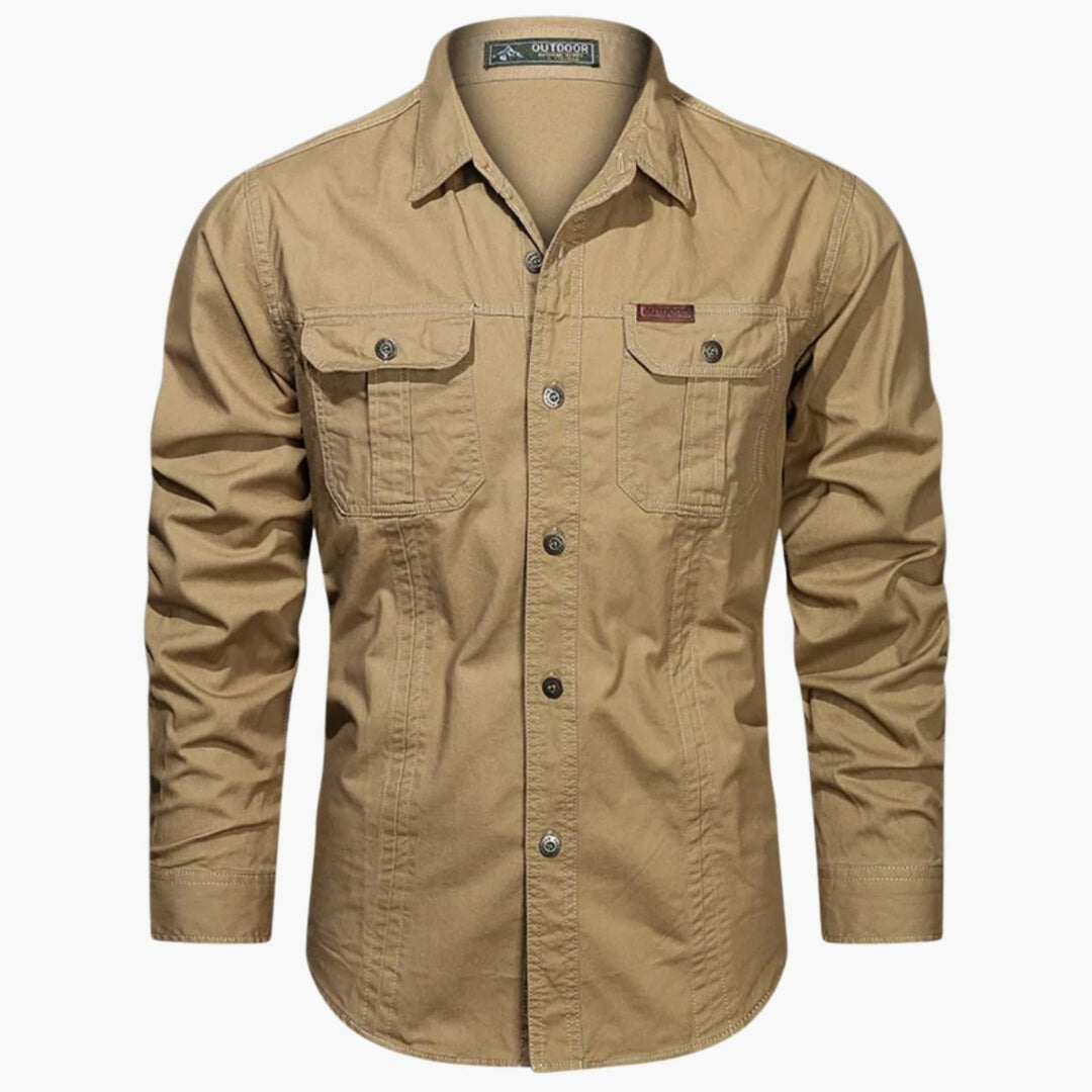 Freizeithemd Herren Langarm Casual
