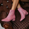 Glitzer Stiefeletten