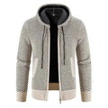 Herren Kapuzenstrickjacke