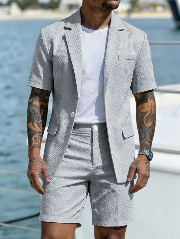 Herren Sommer Zweiteiler Set im Smart Casual Stil