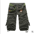 Herren Multi-Taschen Gürtel Cargo-Shorts