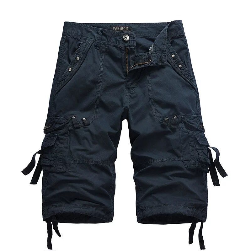Herren Multi-Taschen Gürtel Cargo-Shorts