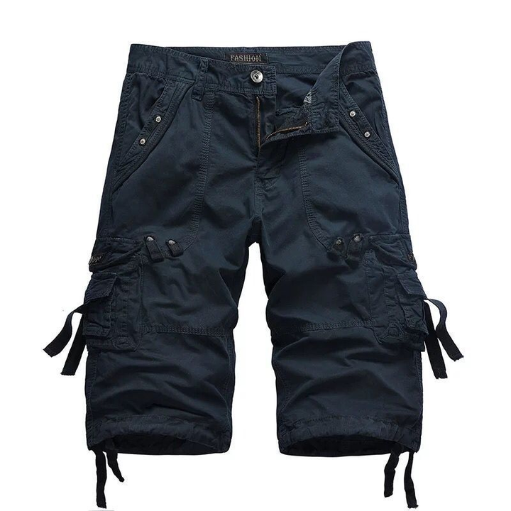 Herren Multi-Taschen Gürtel Cargo-Shorts
