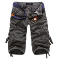 Herren Multi-Taschen Gürtel Cargo-Shorts