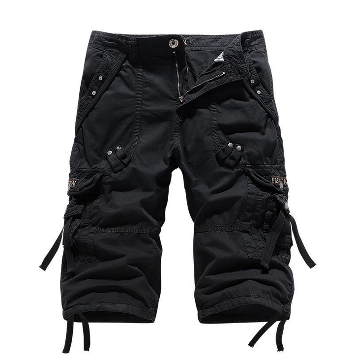 Herren Multi-Taschen Gürtel Cargo-Shorts